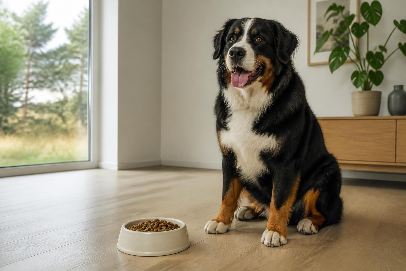 bedste hundefoder til aktive hunde – illustrativt billede